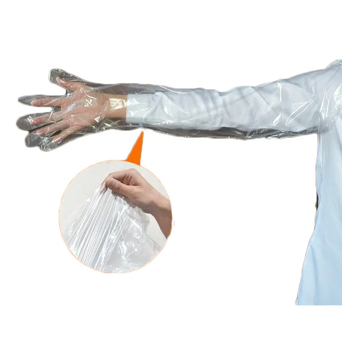 Arm Length Plastic Gloves