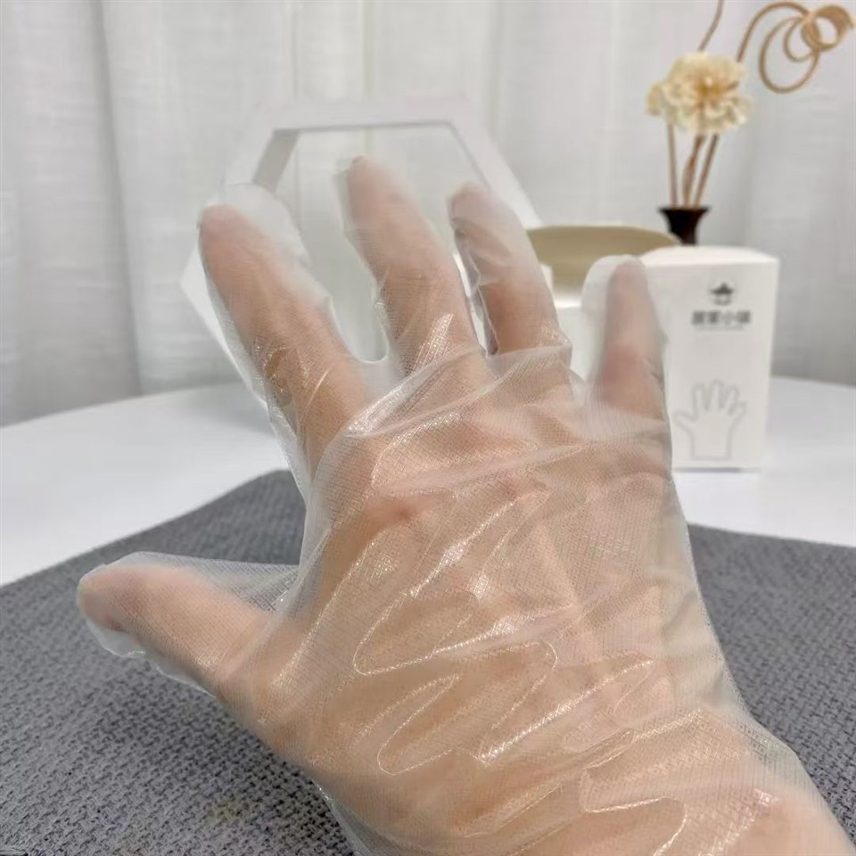 Plastic Gloves Embossed